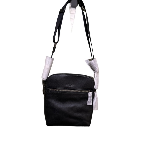 Coach Men’s Houston Flight Smooth Leather Bag NWT - Picture 2 of 7